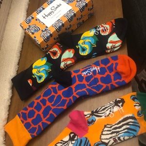 Happy Socks Safari Gift Set- US sock size 9-11